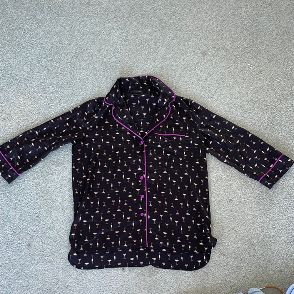 Silk Anne Taylor Sleep Pajama Top